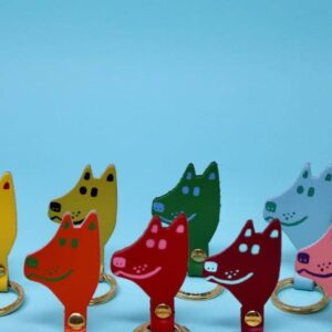 Dog Head Key Fob